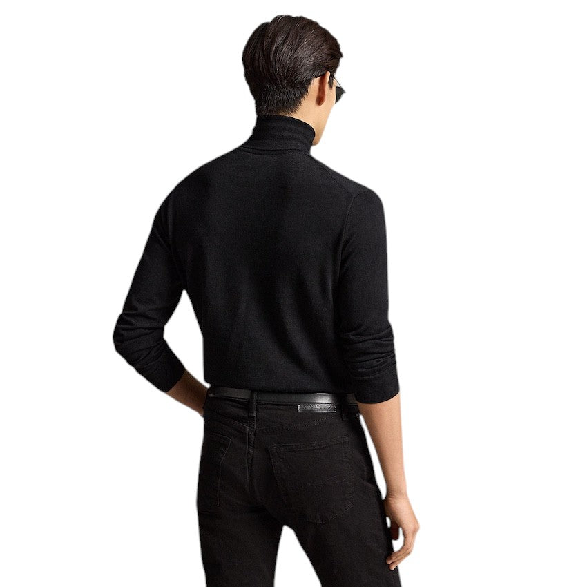 Polo Ralph Lauren Men pull trui rolkraag heren zwart 710946145002
