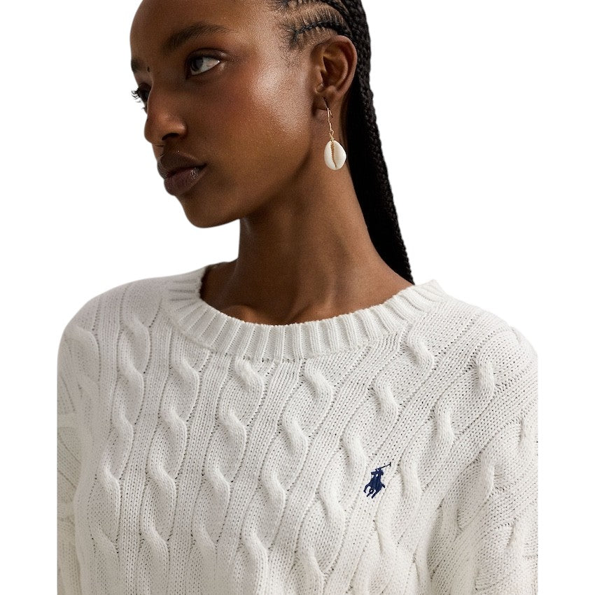 Polo Ralph Lauren Women pull trui ronde hals dames wit 211A96245003