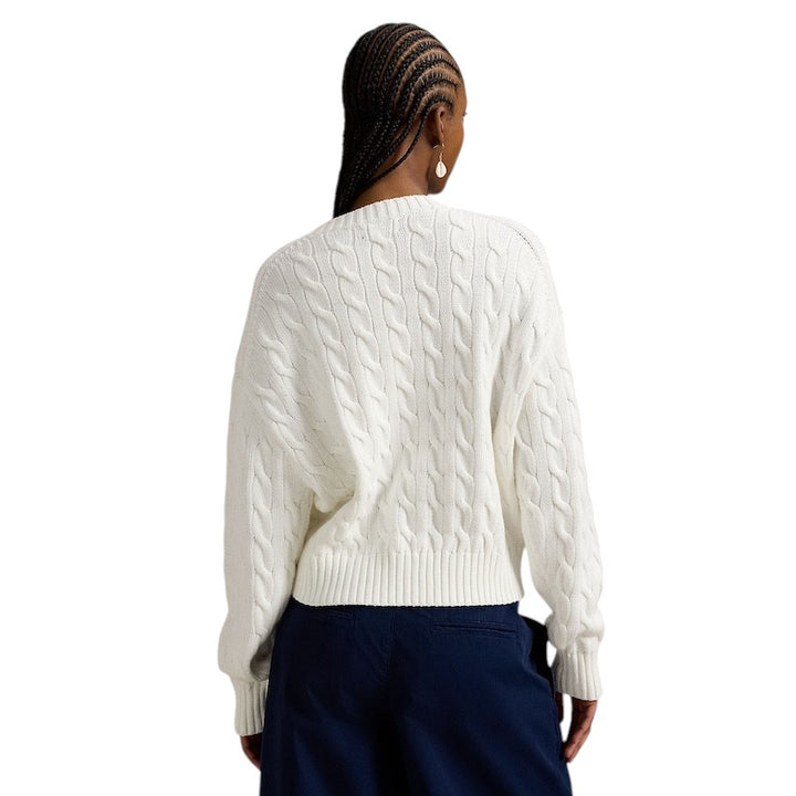 Polo Ralph Lauren Women pull trui ronde hals dames wit 211A96245003