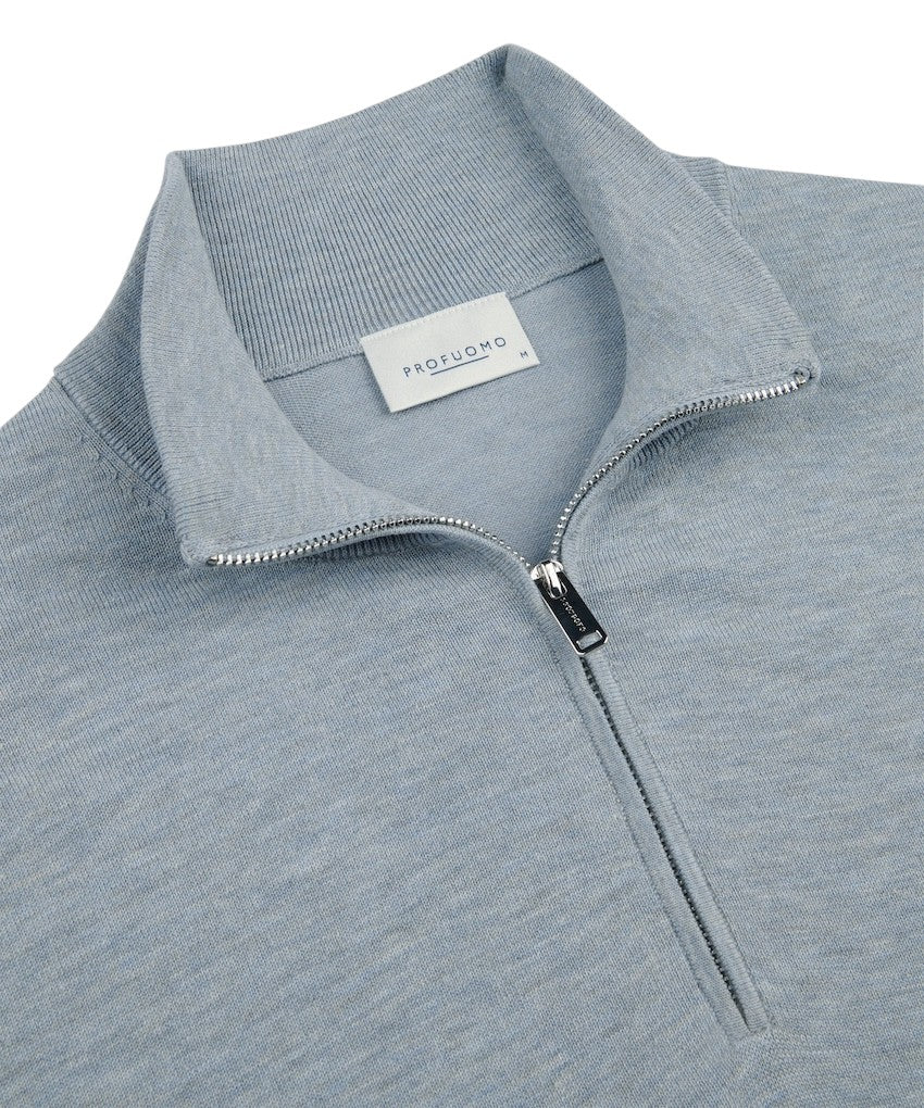 Profuomo pull trui heren blauw PPXJ10008G