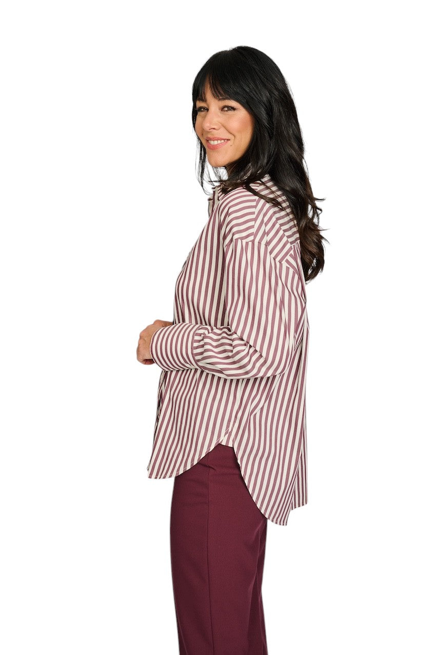 Riani blouse dames bordeaux 575380-4397 396