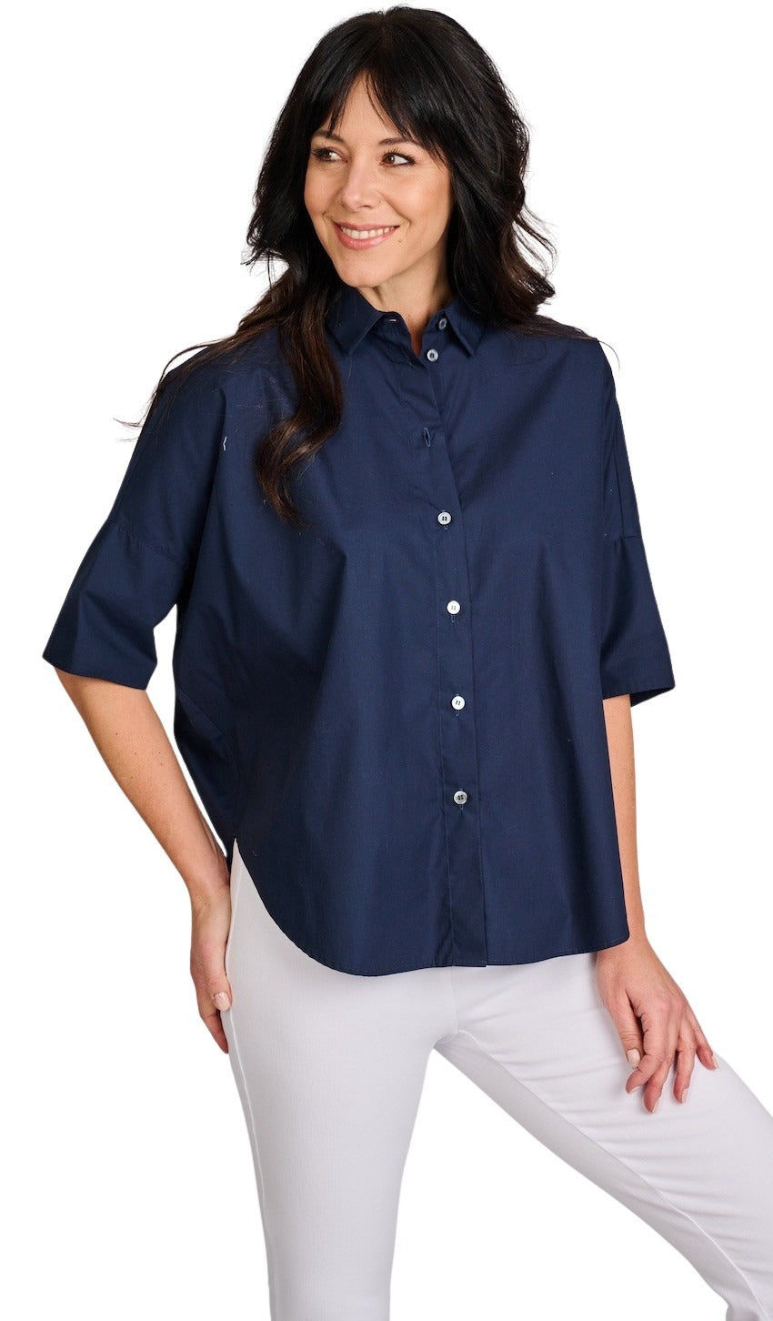 Robert Friedman blouse dames marine Biancal I1301 18