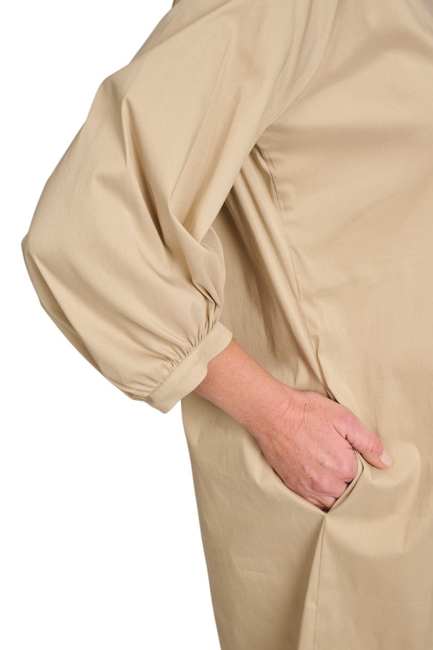 Scapa Flow kleedje dames donker beige Ewing CURAI 036