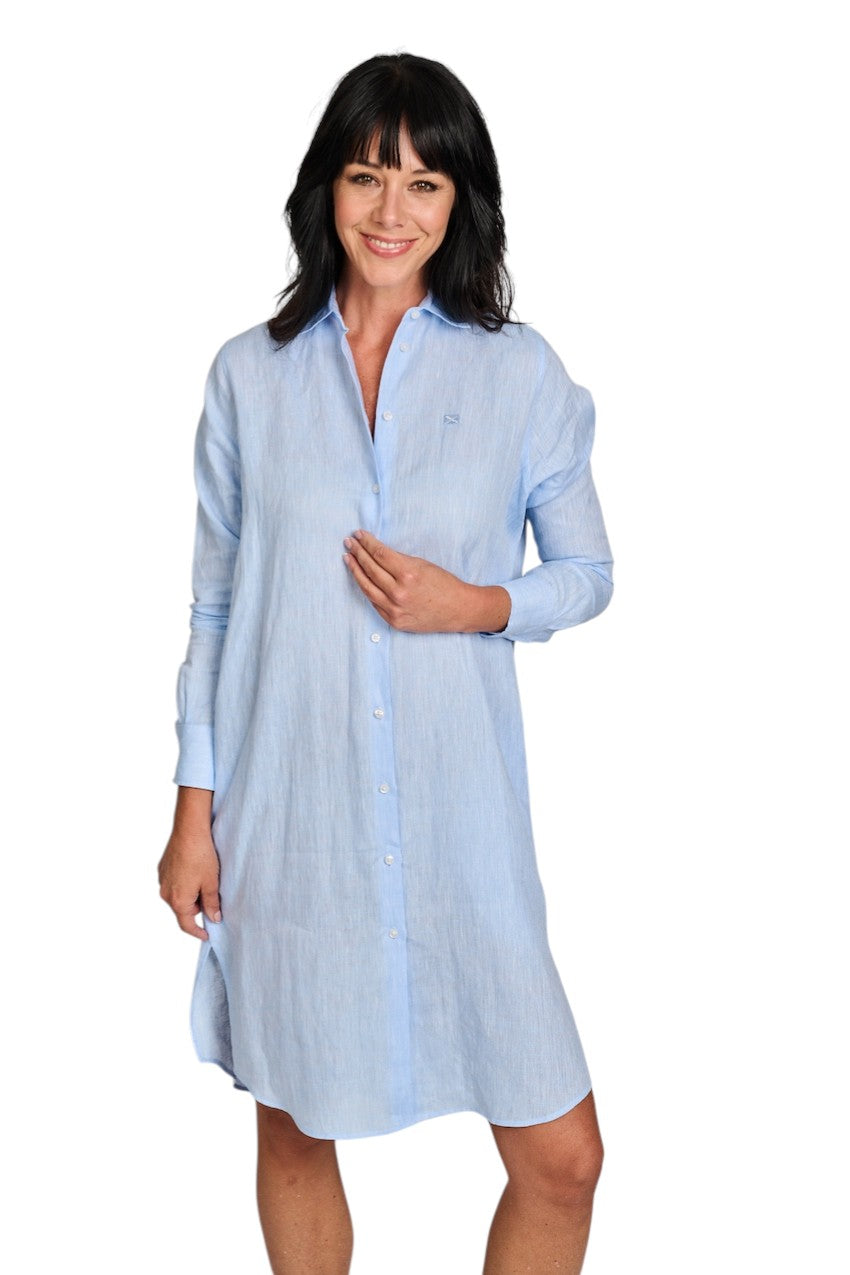 Scapa Flow kleedje dames licht blauw Isy  LUNUA 017