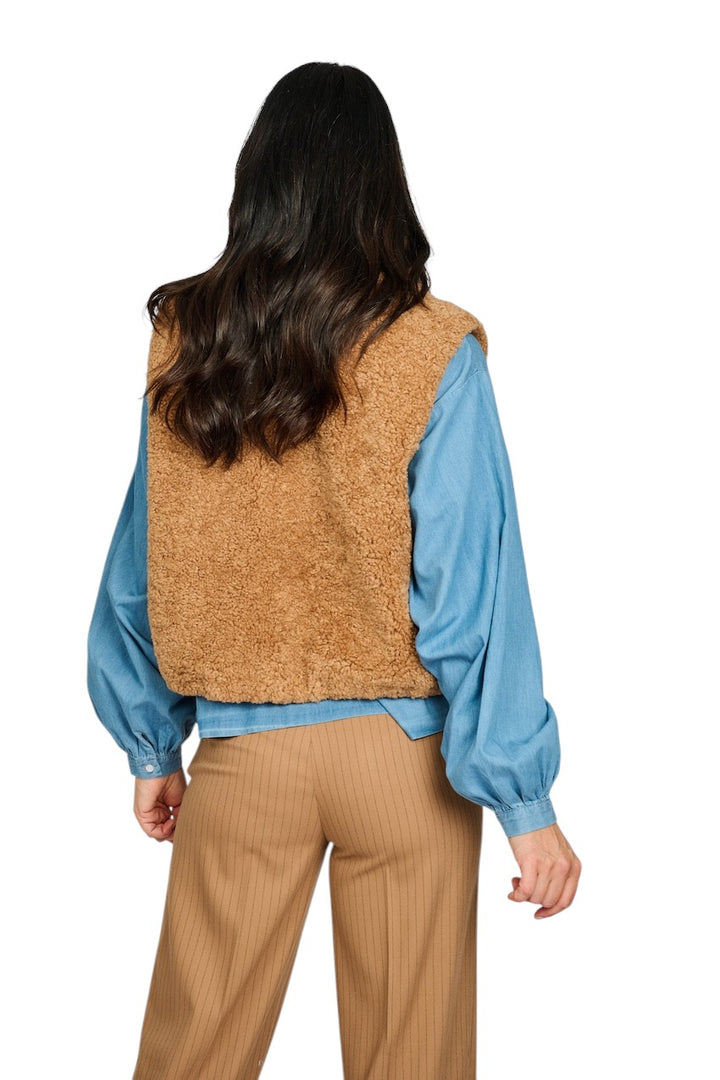 Scapa Flow vest dames camel LAURIEN YUBLI 038