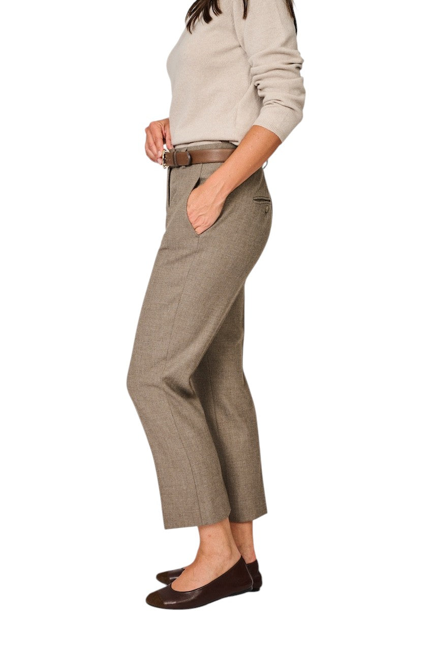 Seductive pantalon femme beige Mary