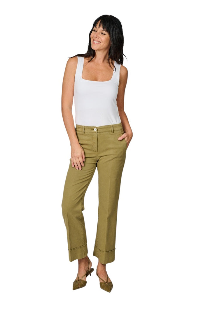 Seductive broek dames groen Minesse