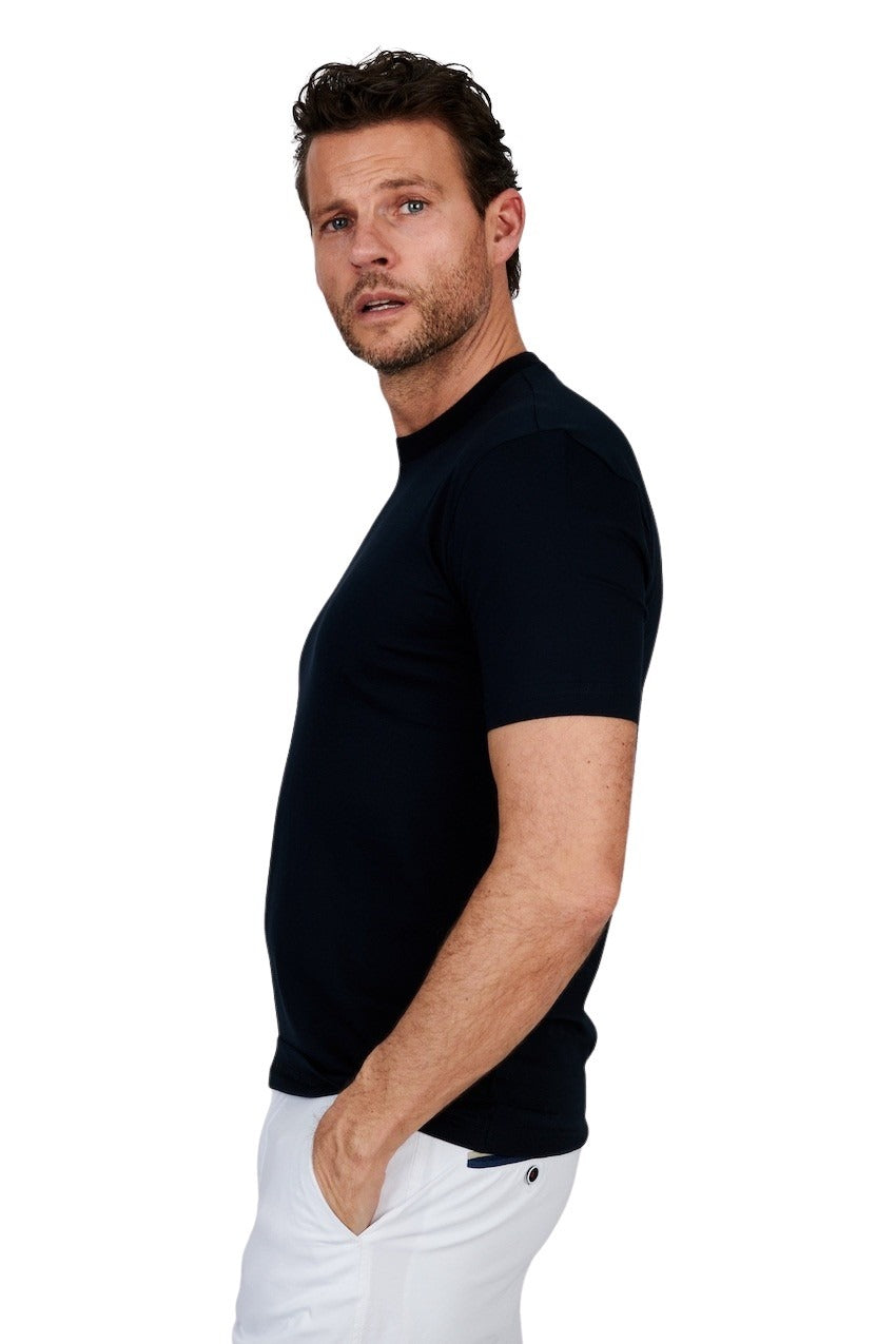 Stefan Brandt t-shirt korte mouwen heren marine