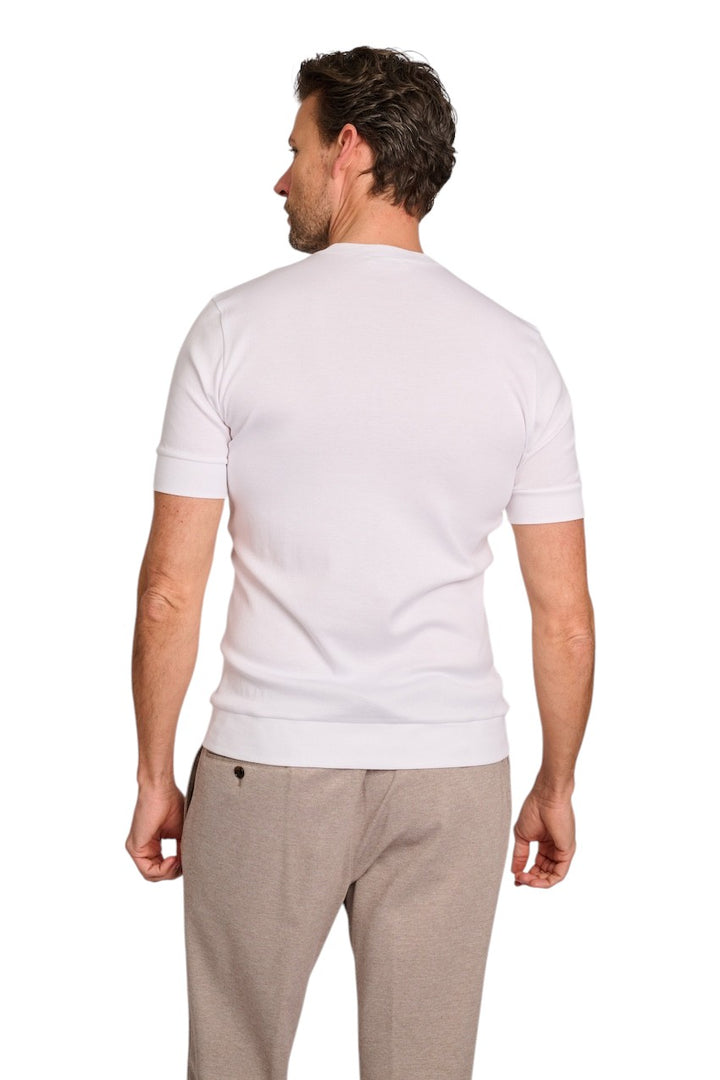 Stefan Brandt t-shirt korte mouwen heren wit ELI B FR 30