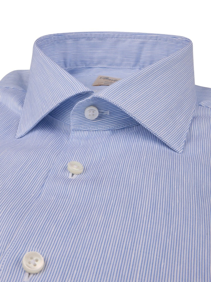 Stenstroms Men hemd lange mouwen heren blauw Slimline 7027118950 122