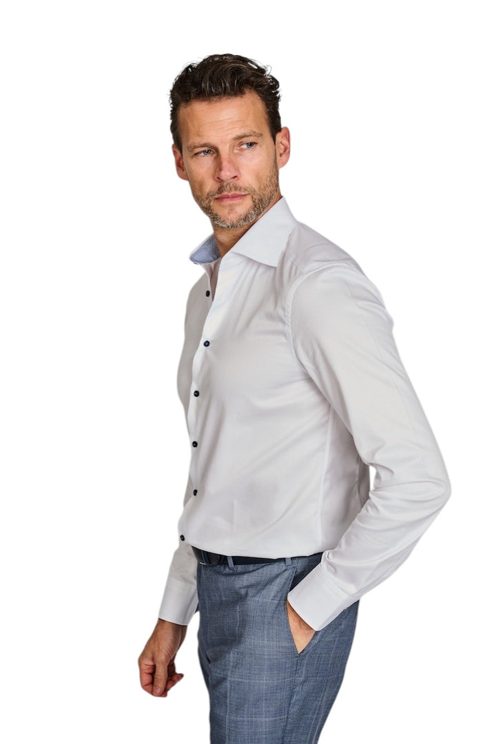 Stenstroms Men hemd lange mouwen heren wit Regular 6847710699 000