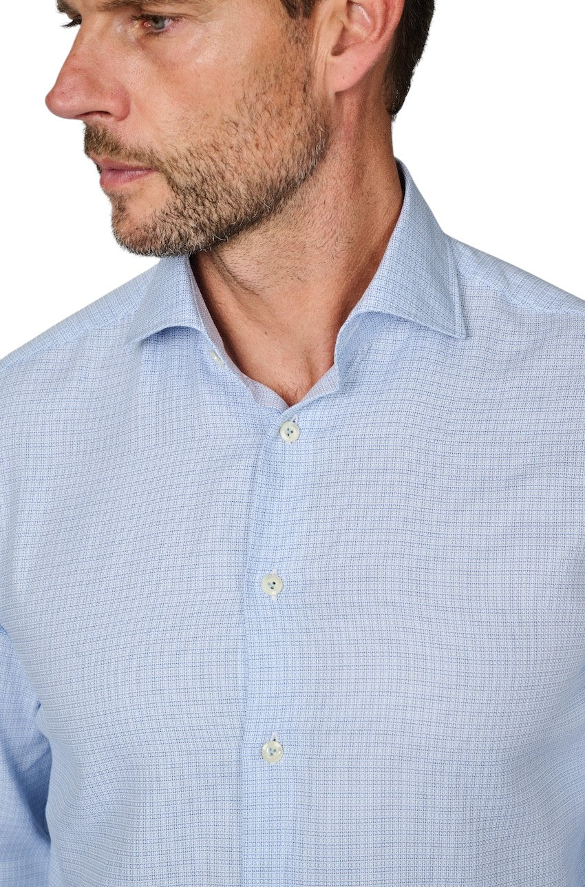 Van Laack Men hemd lange mouwen heren blauw RIVARA-LTF 151957 007