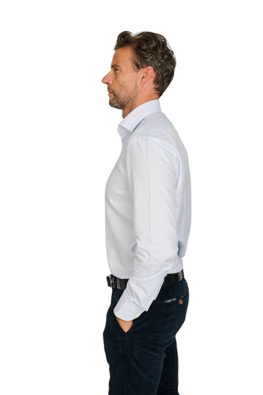 Van Laack Men hemd lange mouwen heren licht blauw 151433 007 RIVARA-LTF