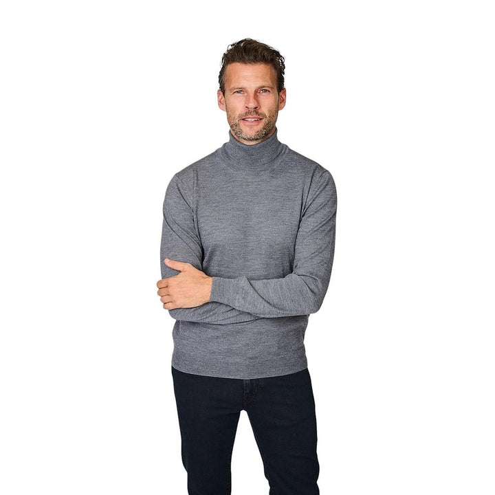 gran-sasso-men-pull-sweater-roll neck-men's-gray-3