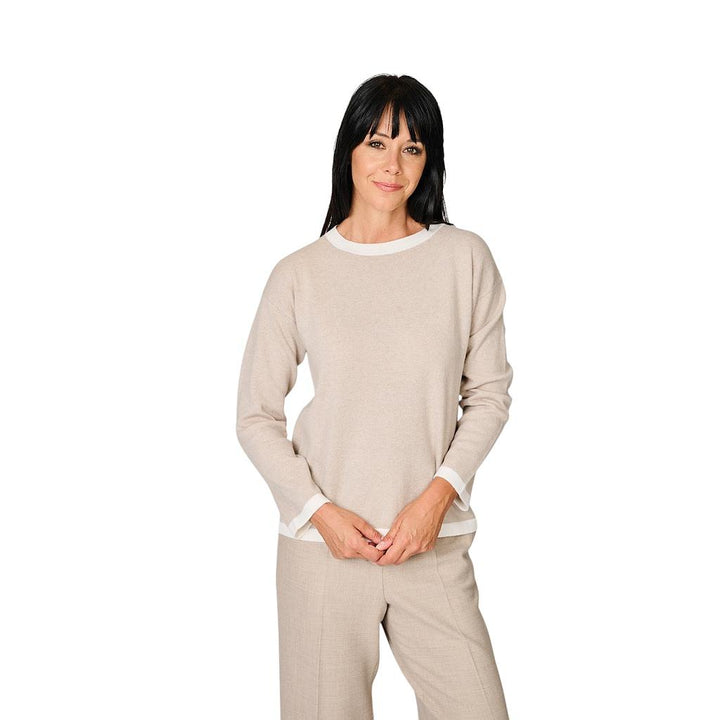 anneclaire-pull-trui-ronde-hals-dames-beige-d1842-857-770