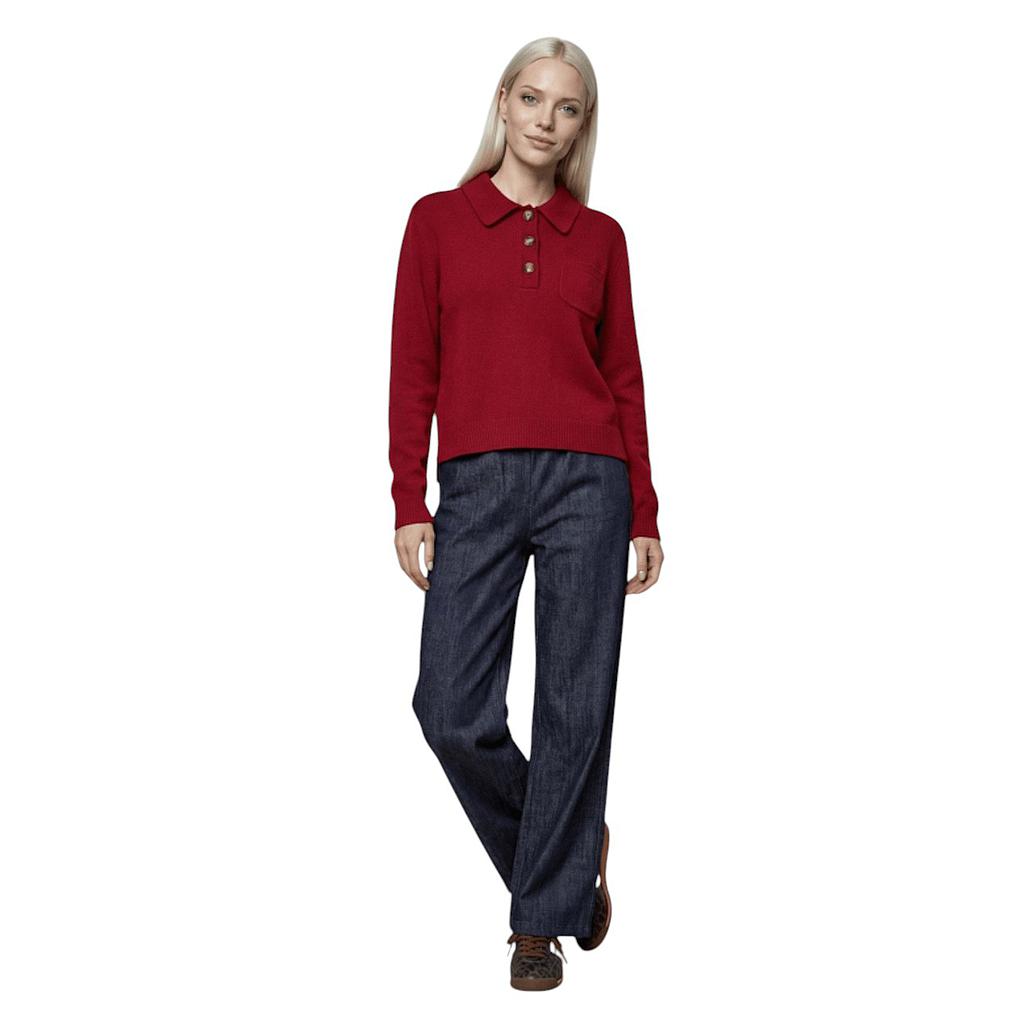 jeff-polo-shirt-dames-bordeaux-loops