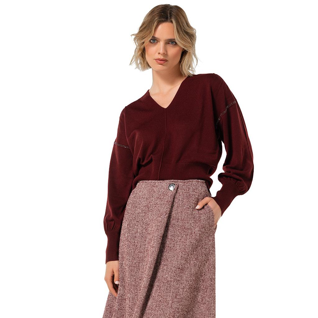 caroline-biss-pull-trui-dames-framboos-4285-52