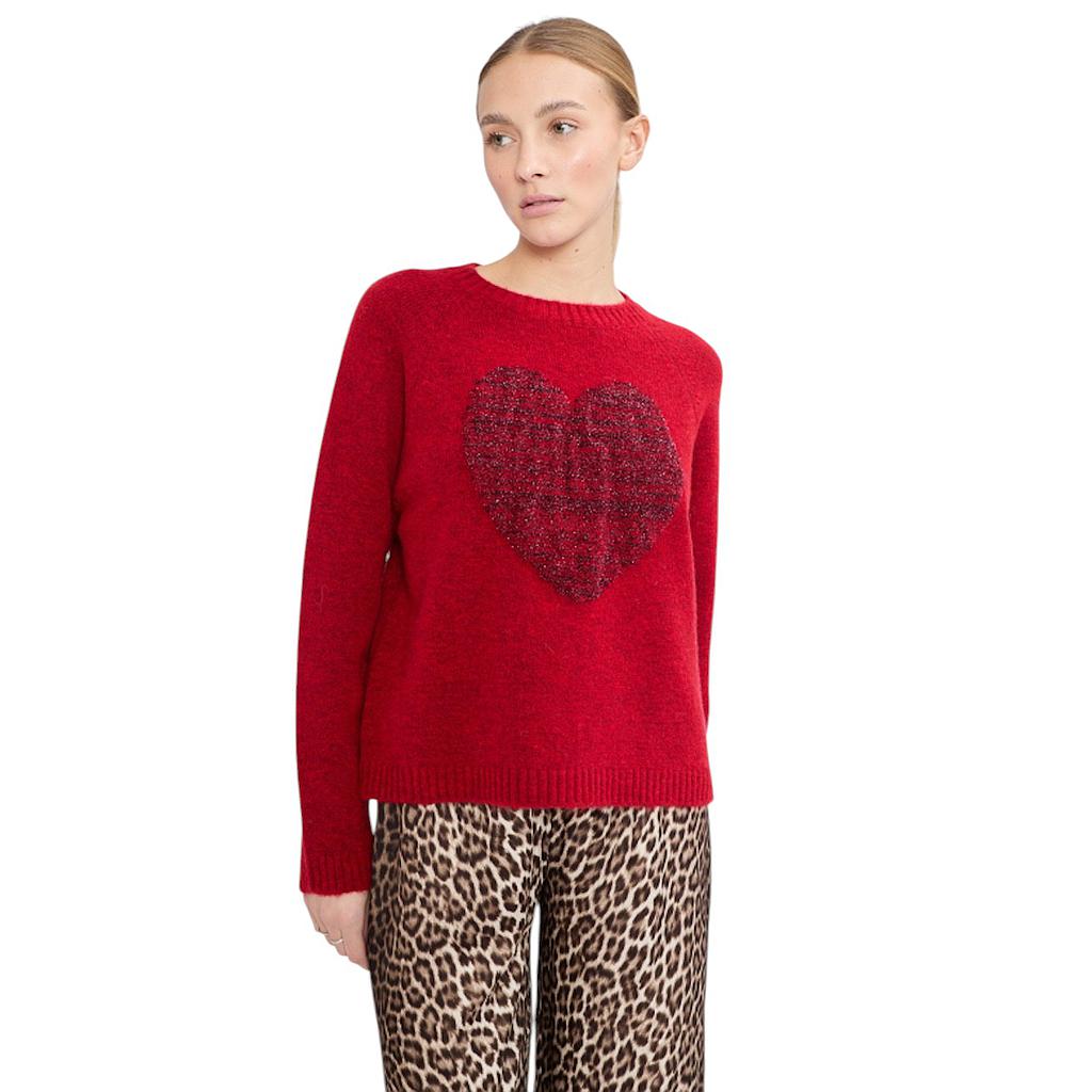 jeff-pull-trui-ronde-hals-dames-rood-tifany