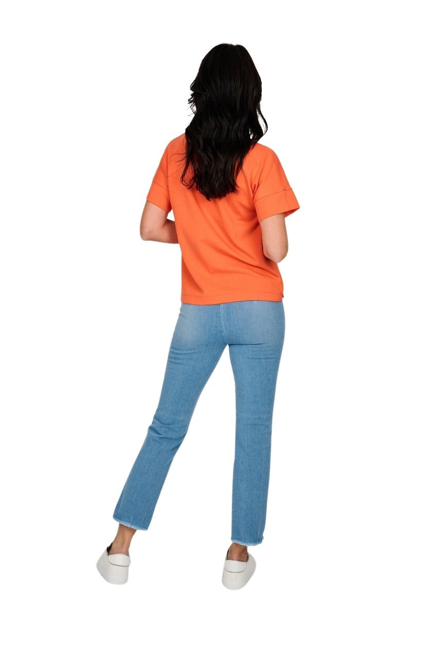 Margittes t-shirt dames oranje - Artson Fashion