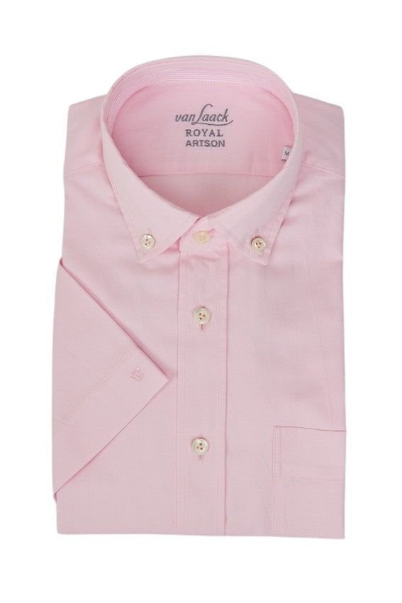Van Laack Men hemd korte mouwen heren roze - Artson Fashion